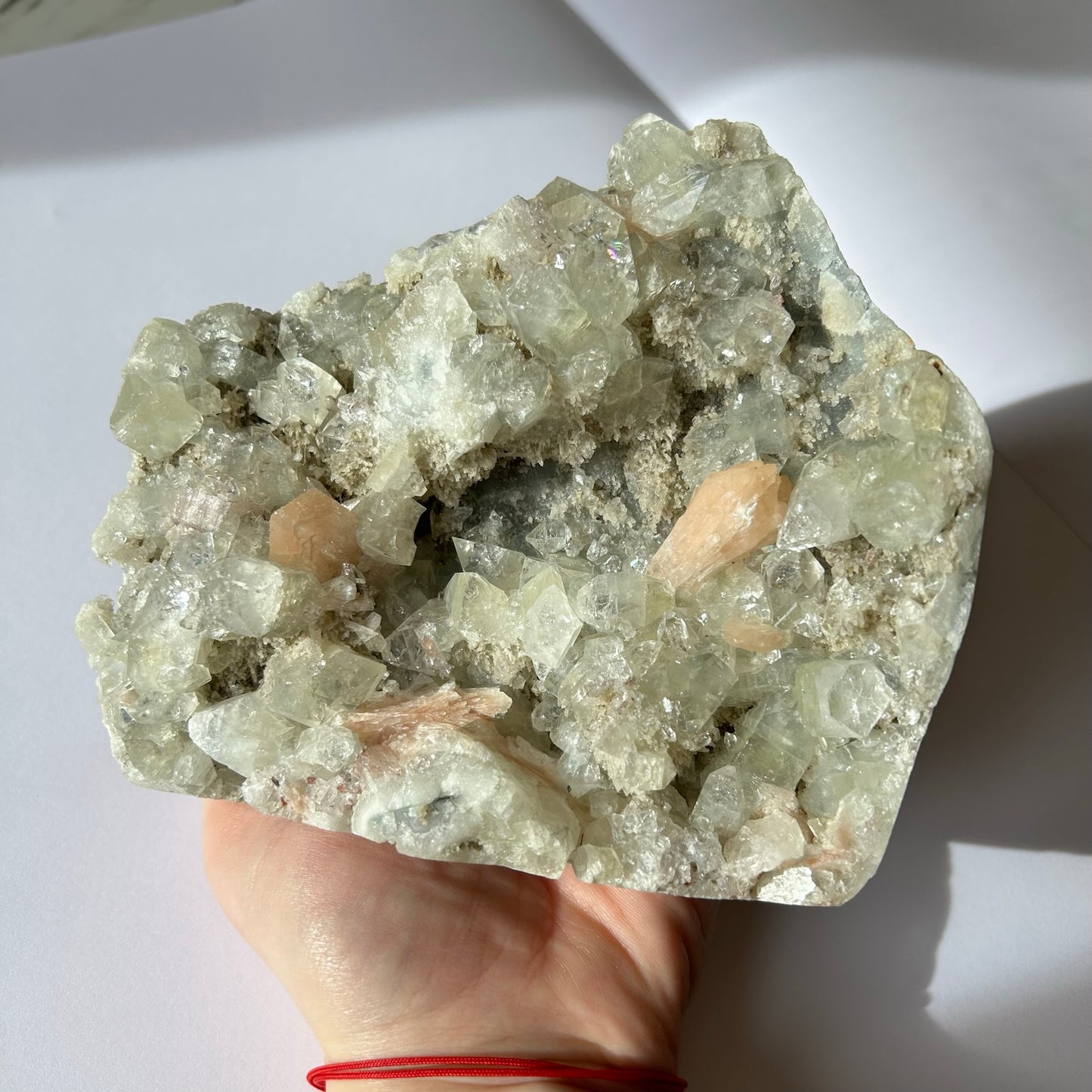 Apophyllite with Stilbite