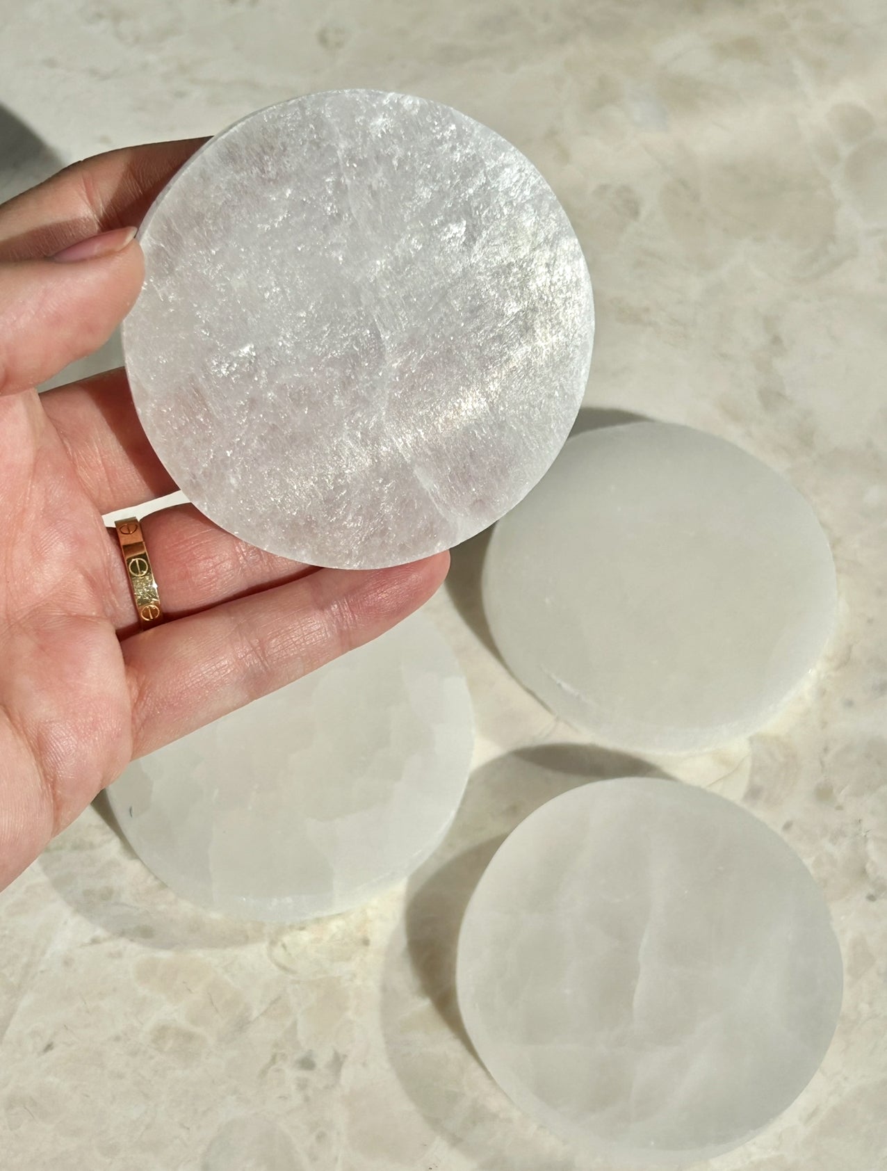 Selenite Charging Plate