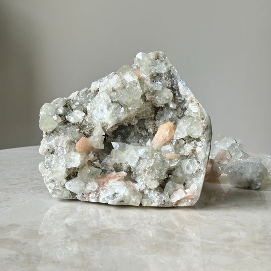 Apophyllite with Stilbite