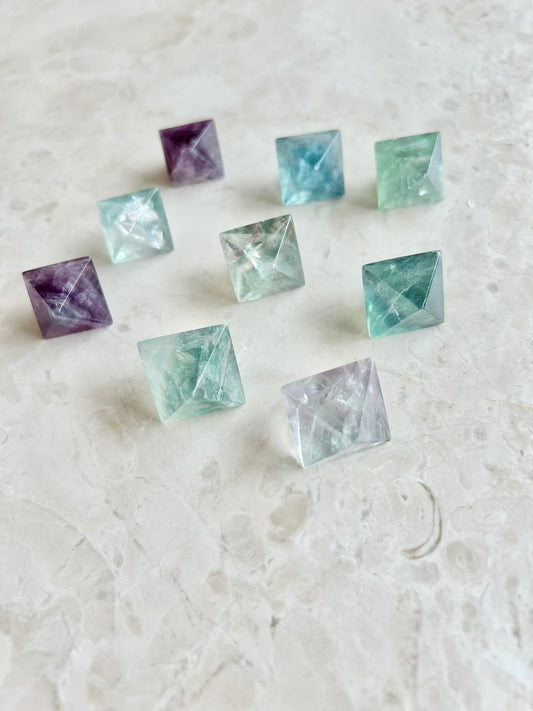 Fluorite Mini Diamonds