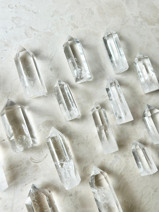 Clear Quartz Mini Towers