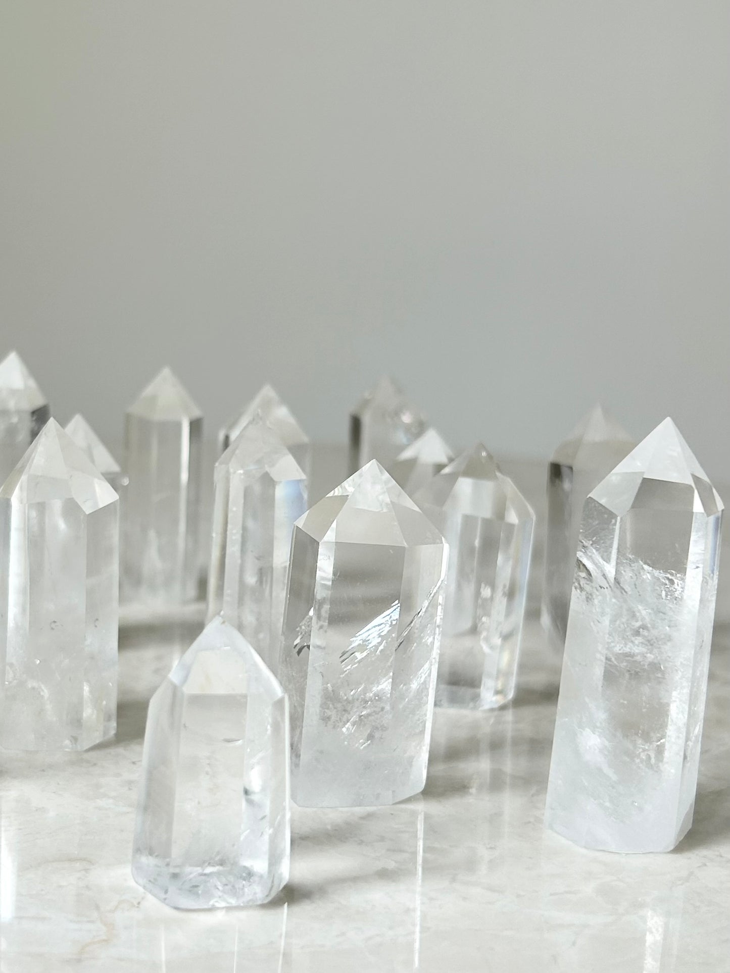 Clear Quartz Mini Towers