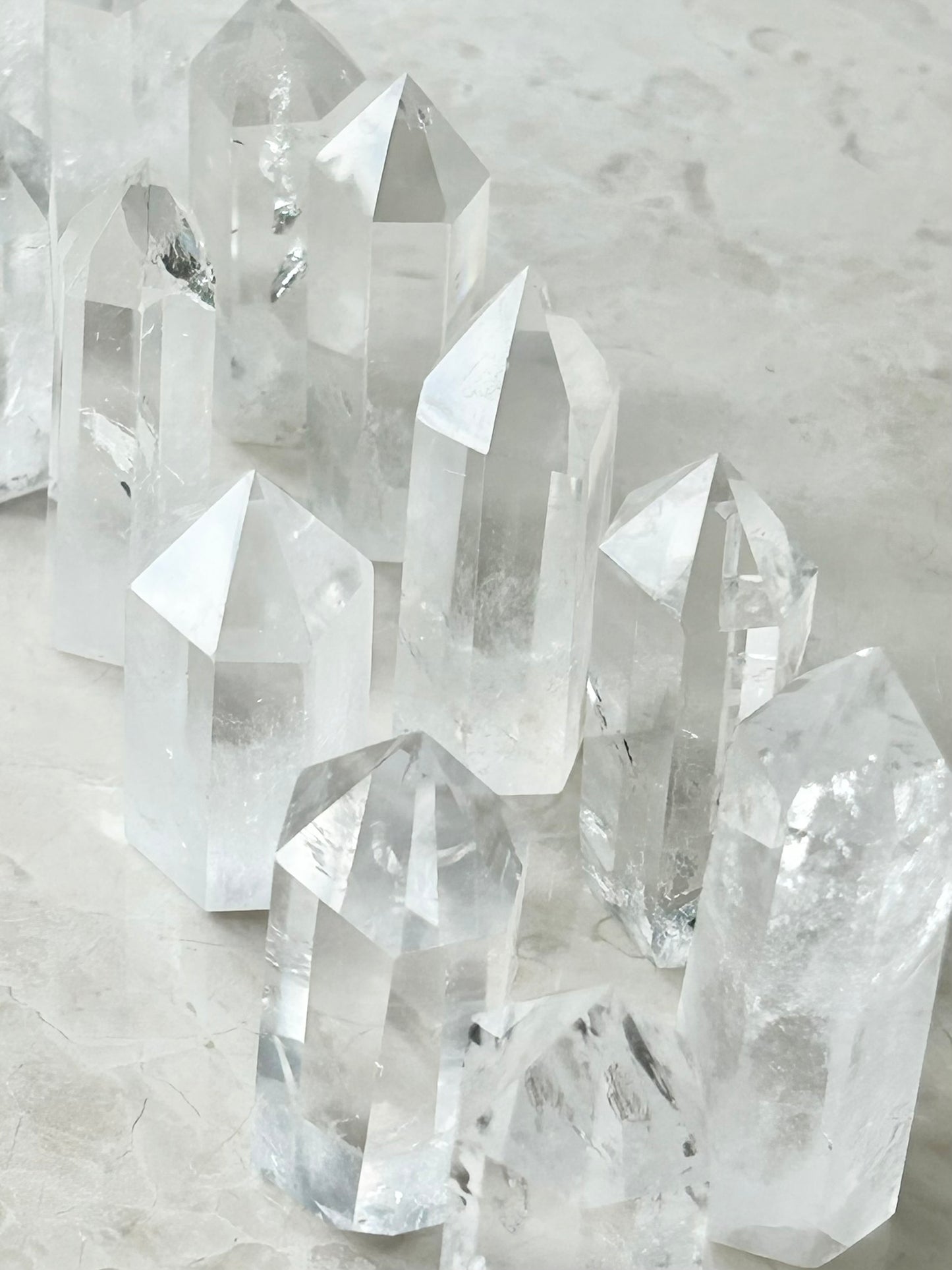 Clear Quartz Mini Towers